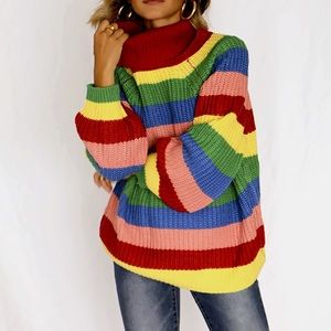 Rainbow sweater
